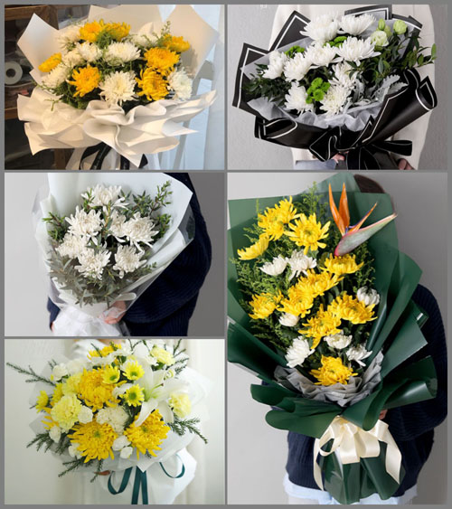江苏泰州姜堰区梁徐镇白事花束代送